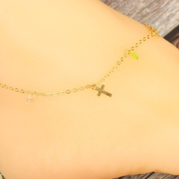 "Elegant Handmade Anklet – Delicate Jewelry for Women, MAR092081 - Picture 4 of 10